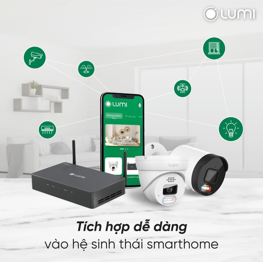 Tích hợp cùng hệ sinh thái smarthome